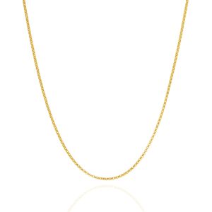 Belcher gold chain 1.3mm — Italian made sterling silver