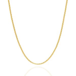 Belcher gold chain 2mm — Italian made sterling silver
