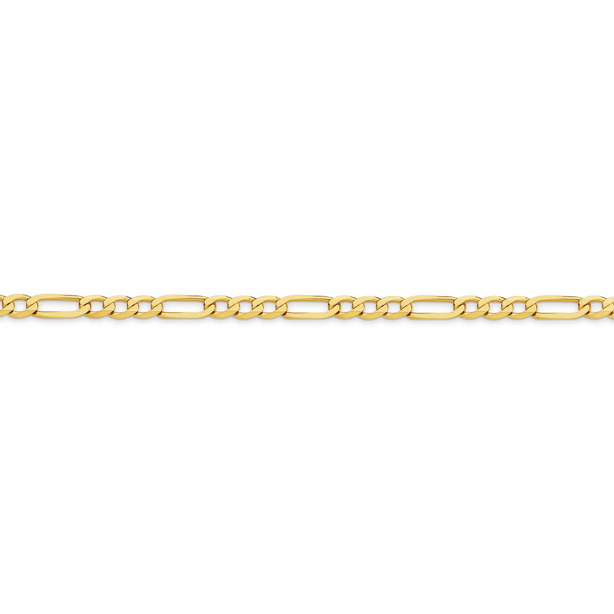 figaro gold chain yellow gold 3 9mm