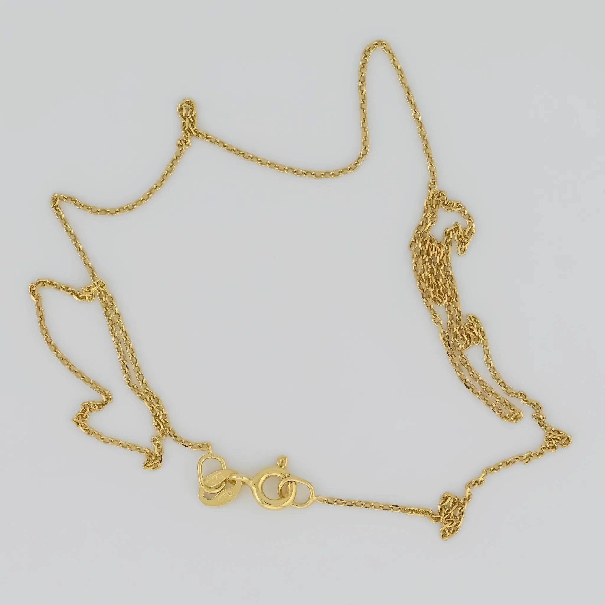 Delicate Gold Plated Sterling Silver Cable Chain — Italian made