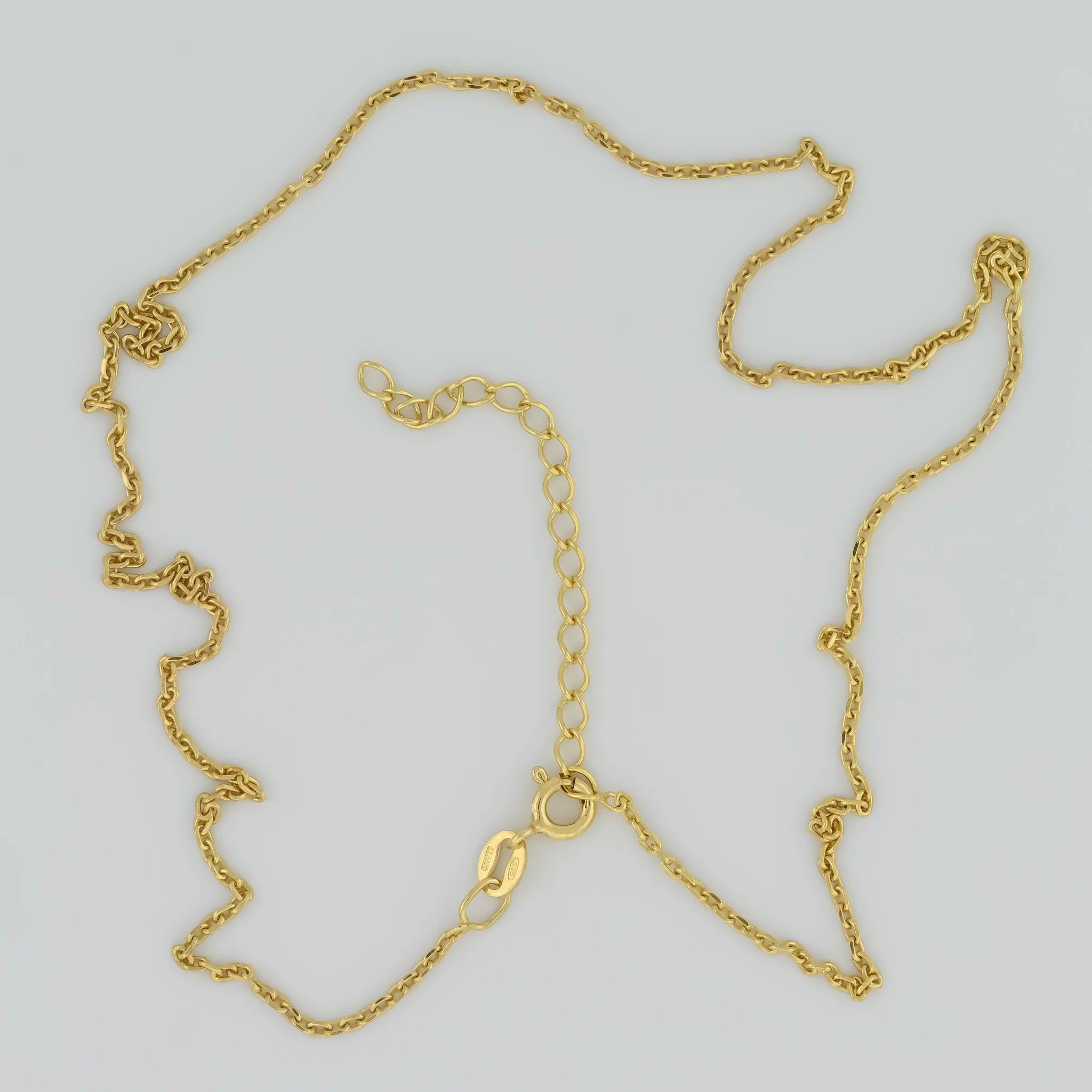 Gold Plated Silver Cable Chain 1.4mm — Italian made