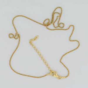 Margarita Yellow Gold Plated Silver Chain — Italian made