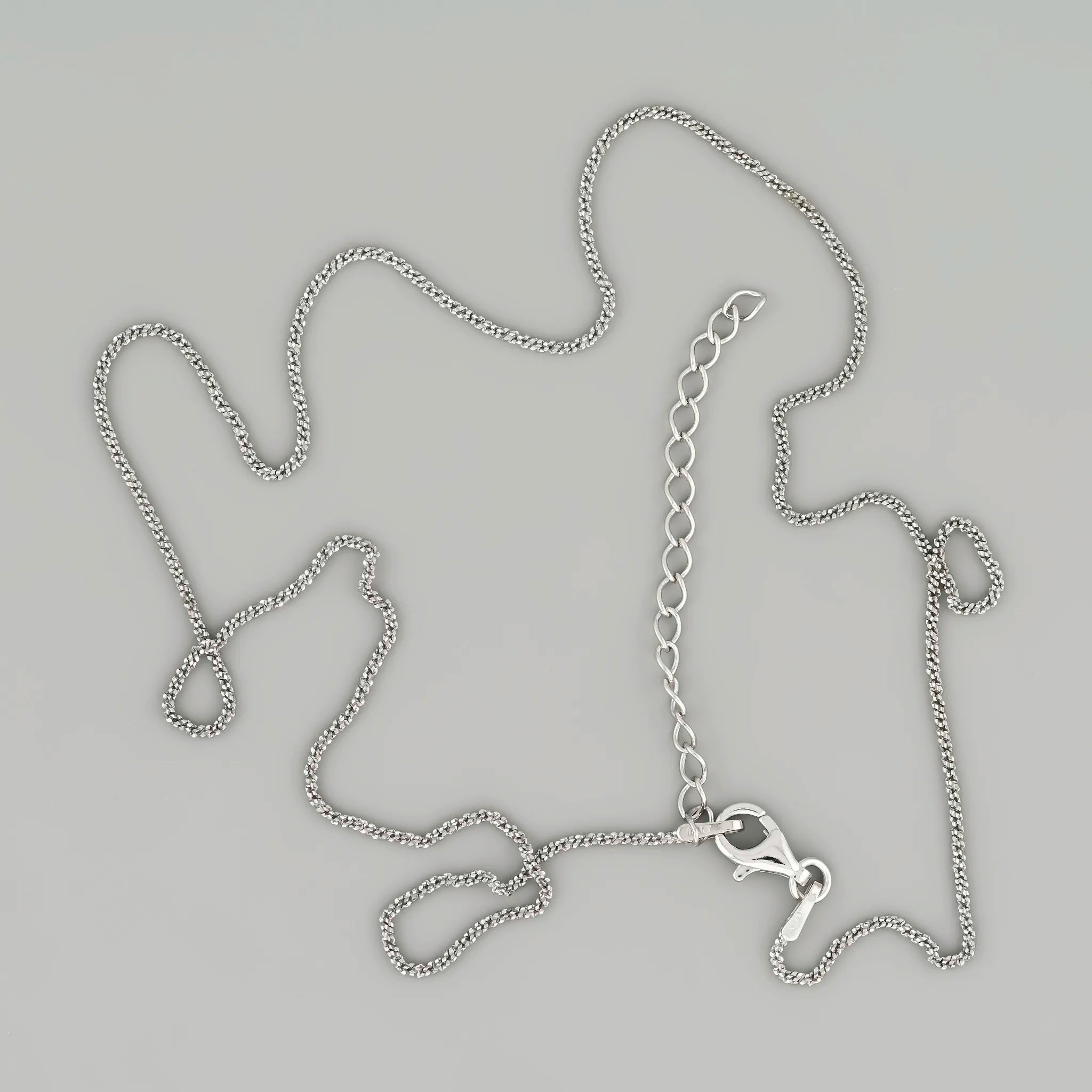 Sterling silver chain Margarita 1.1mm — Italian made
