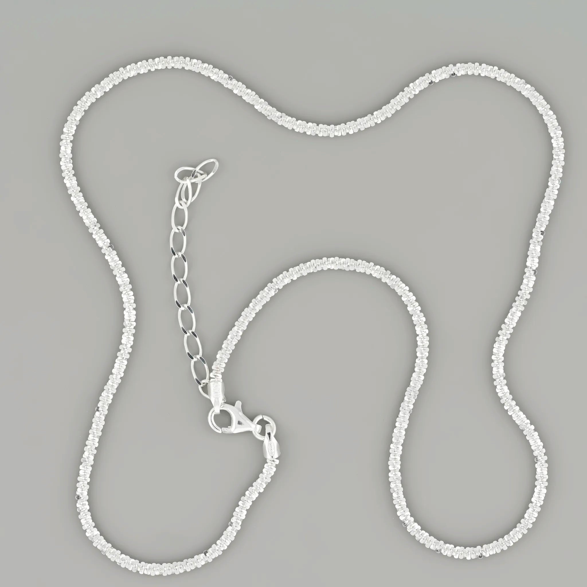 Margarita Silver Chain Sparkle 2.1mm — Italian made