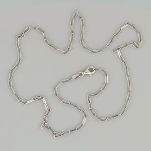 Paperclip Silver Chain — Italian made
