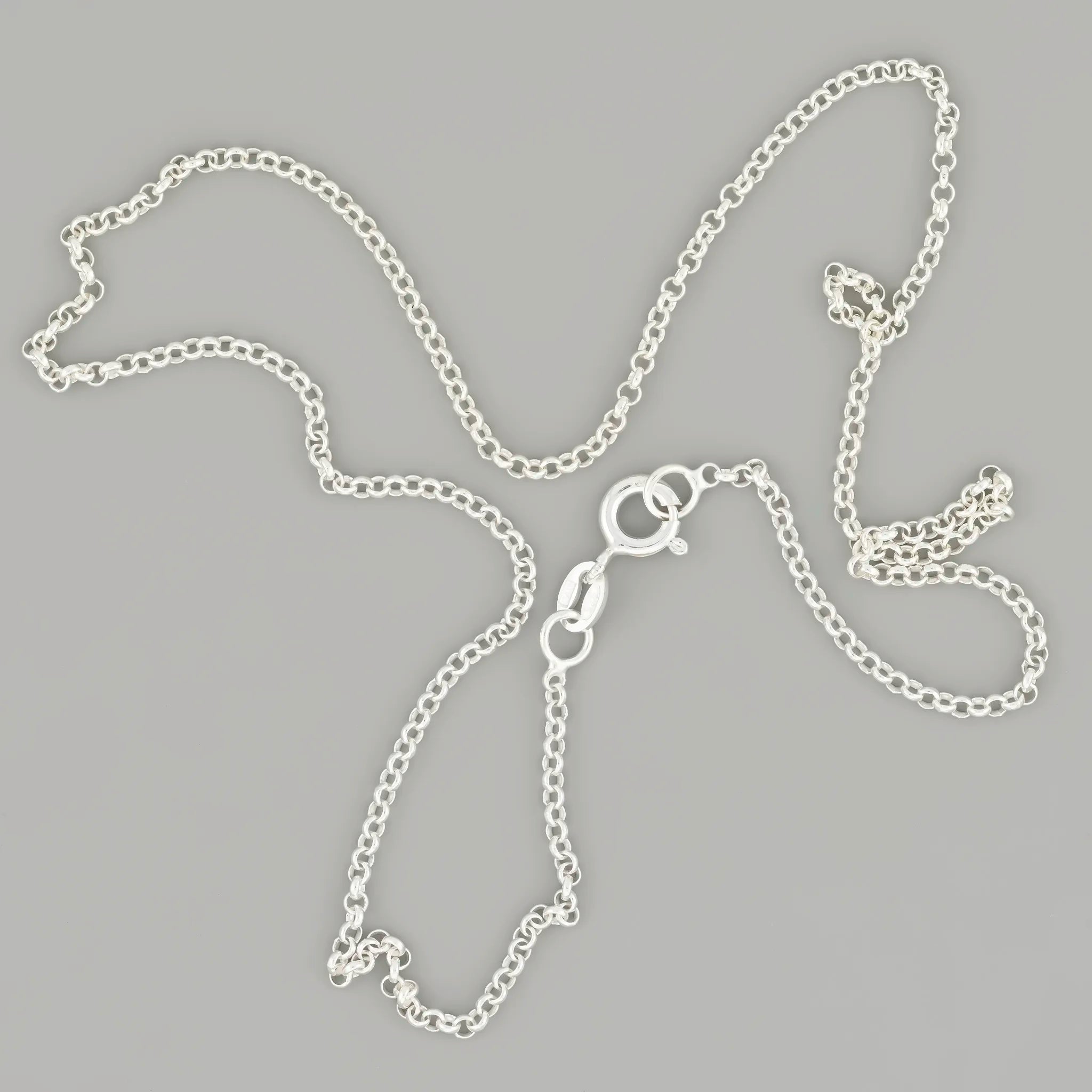 Small Rolo Link Silver Chain 2.5mm