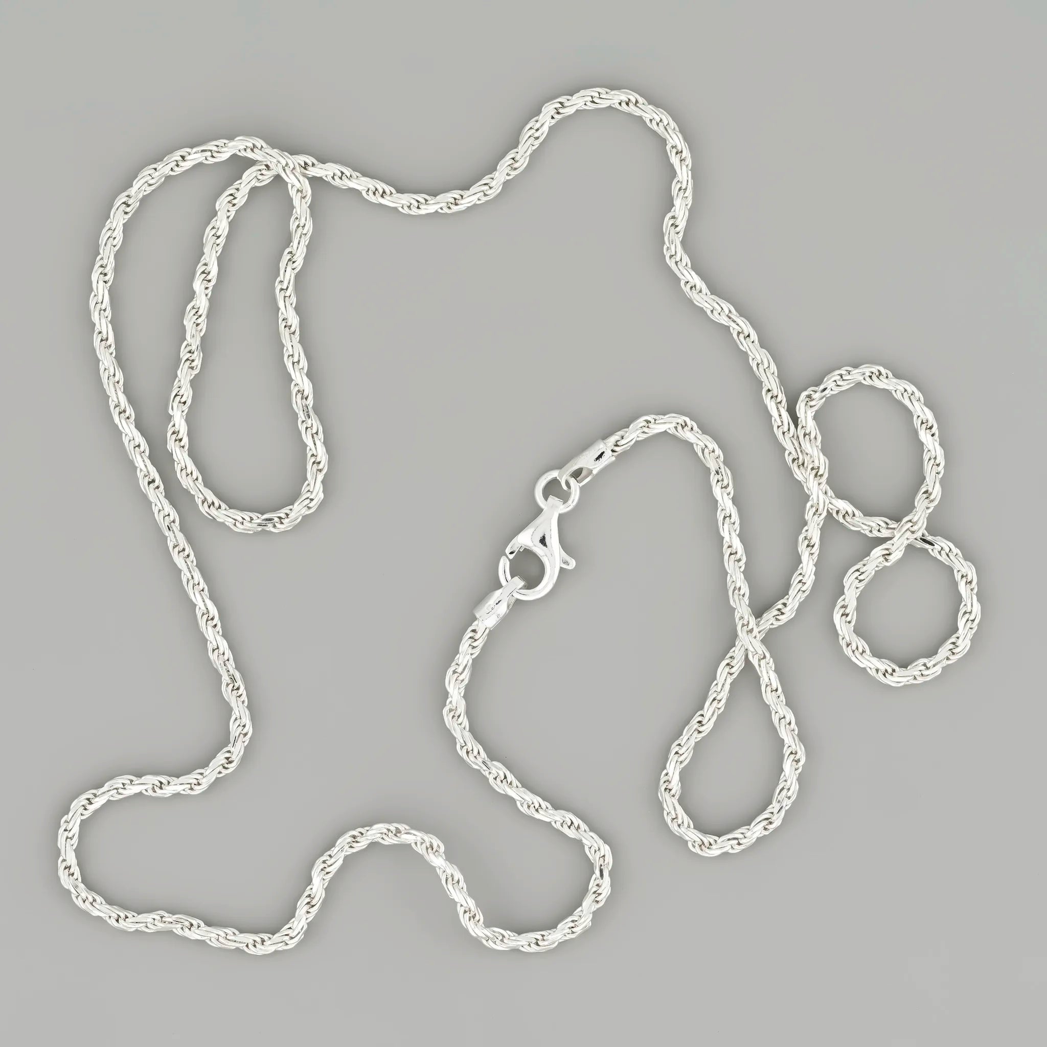 Silver Chain Rope — Italian made sterling silver