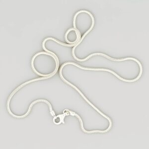 silver chain snake chain 1 9mm
