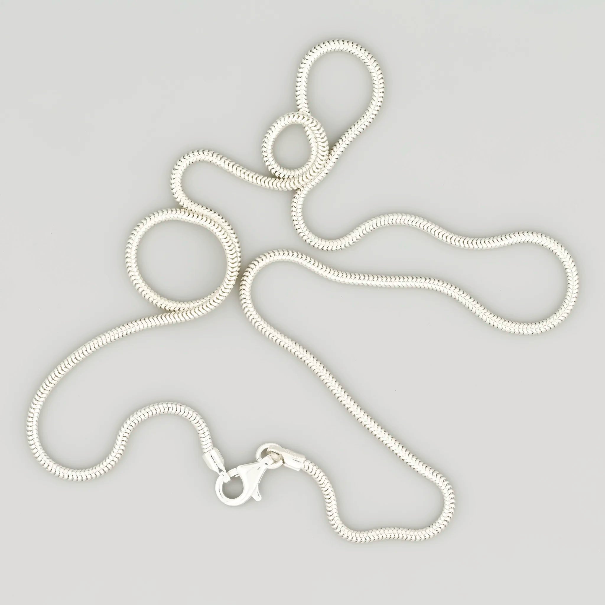 silver chain snake chain 1 9mm