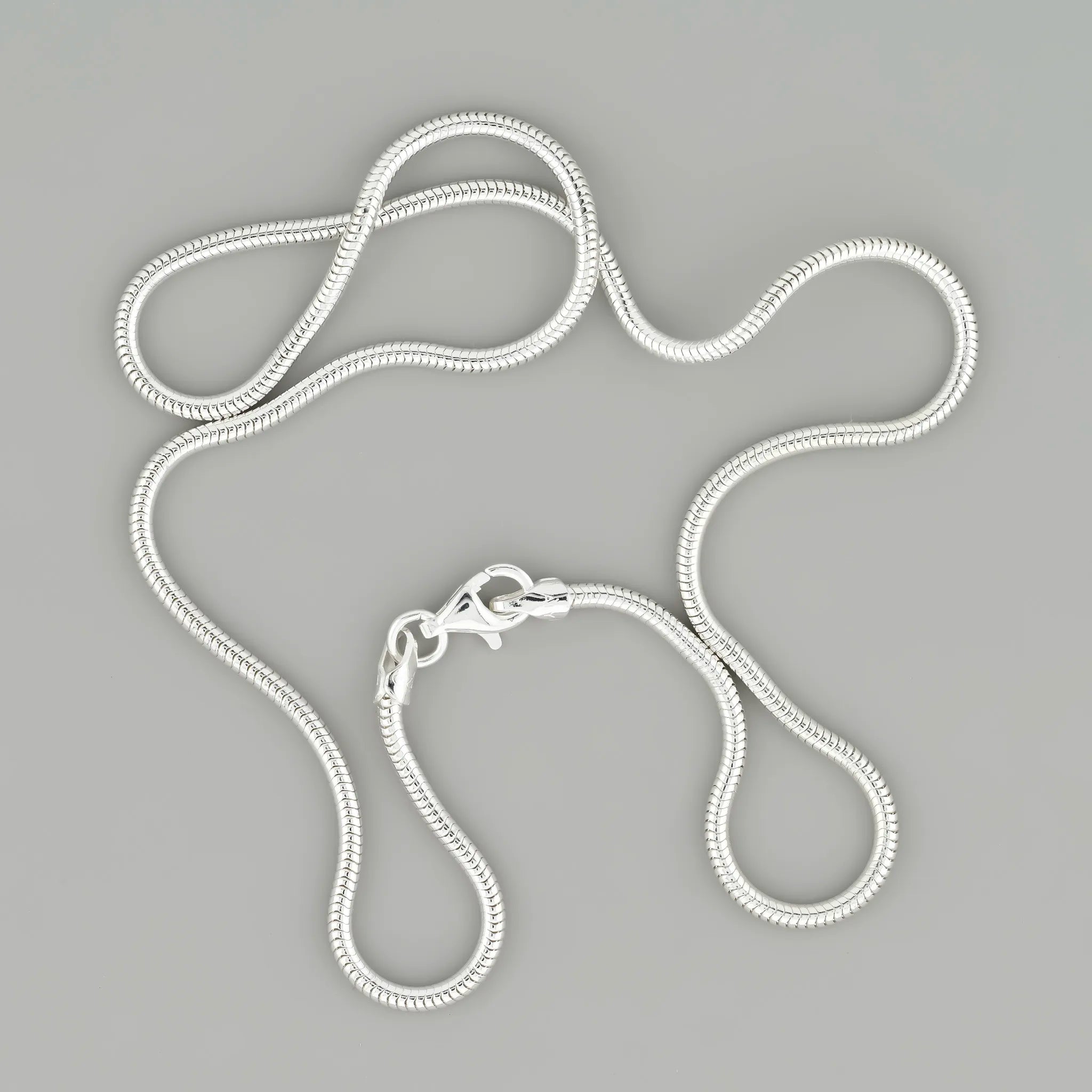 Silver Chain Snake Chain 2.4mm — Italian made sterling silver